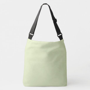 Thee groene, vaste, blanco kleur crossbody tas