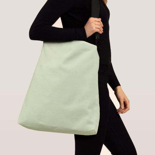 Thee groene, vaste, blanco kleur crossbody tas (Dichtbij)