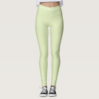 Thee groene, vaste, blanco kleur leggings
