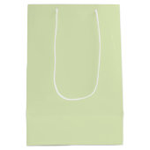 Thee groene, vaste, blanco kleur medium cadeauzakje (Achterkant)