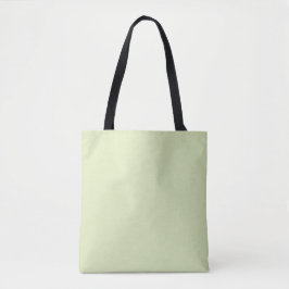 Thee groene, vaste, blanco kleur tote bag