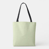 Thee groene, vaste, blanco kleur tote bag (Achterkant)