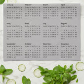 Thee Handdoek Kalender 2026 Cups en theepot (Gevouwen)