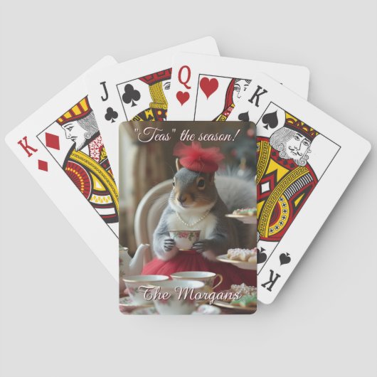 "Thee" het Seizoen  Pokerkaarten (Achterkant)