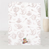 " Thee" het Seizoen Uitnodiging (Achterkant)