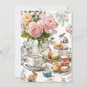 Thee in de middag & Kleine Teentjes   Salonfeestje Kaart