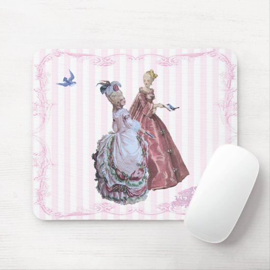 Thee in de Roos tuin bij Versailles Mousepad Muismat (Met muis)
