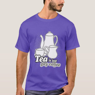 THEE IS ALLEEN MAAR FLIKFLOKKEN KOFFIE T-SHIRT