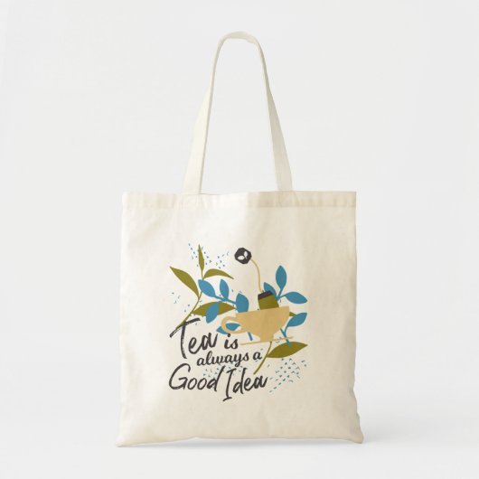 Thee is altijd een goed idee tote bag (Voorkant)
