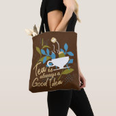Thee is altijd een goed idee voor 2 tote bag (Dichtbij)