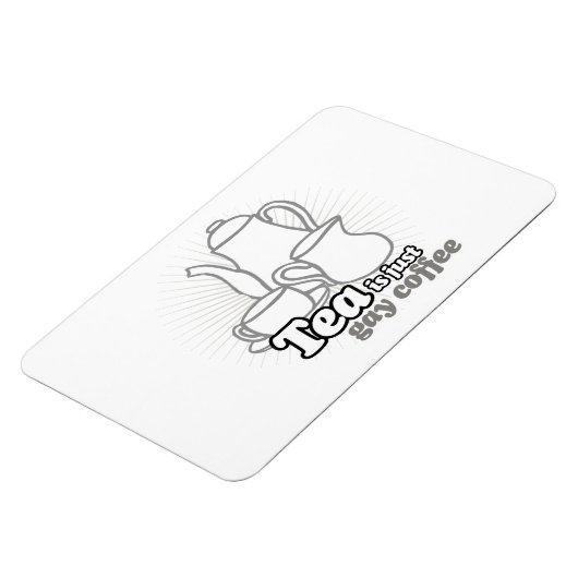 THEE IS GEWOON HOMOKOFFIE MAGNEET (Linkerzijde)