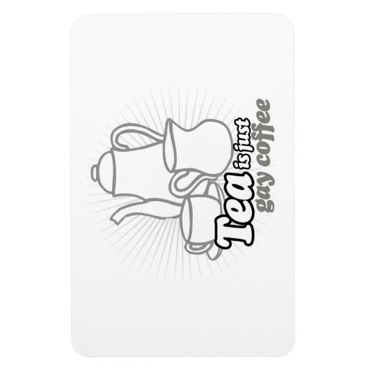 THEE IS GEWOON HOMOKOFFIE MAGNEET (Verticaal)