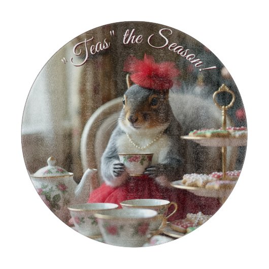 "Thee" is het Seizoen  Snijplank (Voorkant)