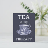 Thee is mijn therapie Briefkaart (Staand voorkant)