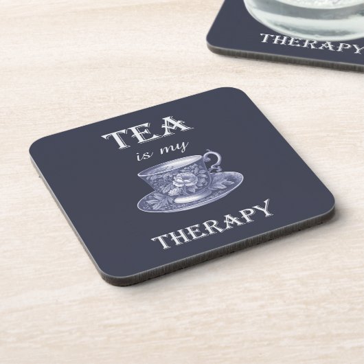 Thee Is Mijn Therapie Drank Onderzetter (Linkerzijde)