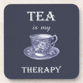 Thee Is Mijn Therapie Drank Onderzetter (Voorkant)