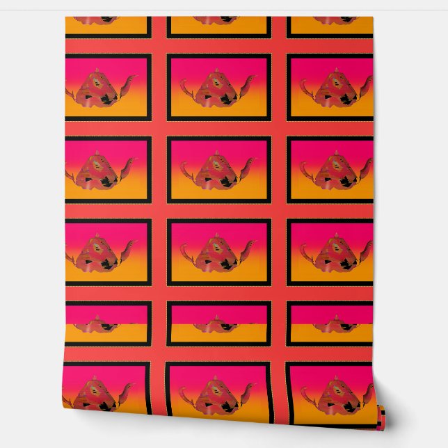 Thee kan Themakookkamer  Behang (Afrollen)