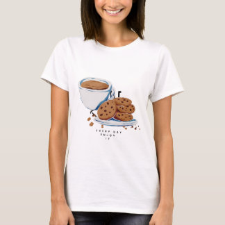 Thee & koekjes Bliss – Geniet van elke dag T-shirt