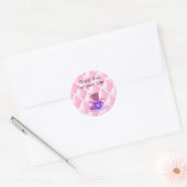 Thee Kopjes Stapelen Ronde Sticker (Envelop)