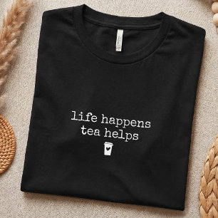 Thee Liefhebber Ontspannen Drinker Eenvoudig T-shirt