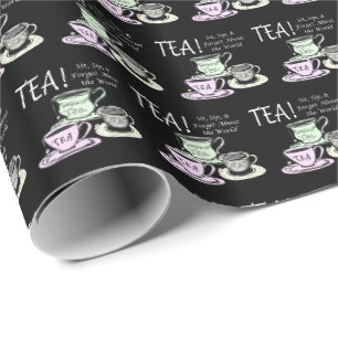 Thee Liefhebber Positiviteitscitaat - Zit, Slik, V Cadeaupapier