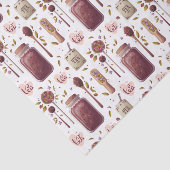 Thee liefhebbers Collage - Theepotjes en Kruiden Tissuepapier (Detail)