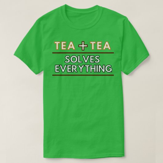 Thee lost alles op t-shirt (Design voorkant)