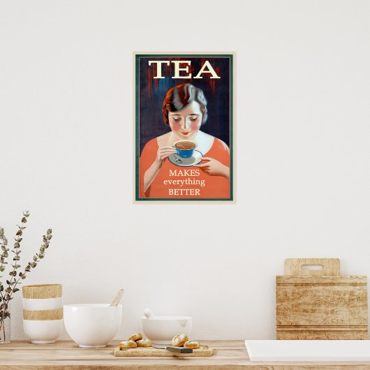 thee maakt alles beter poster (Keuken)