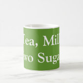 Thee, melk, twee suikers - mijn bestelling koffiemok (Center)