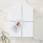 Thee met Bloemen | Trouwfeest Dank je Cadeaulabel (Met Touw)