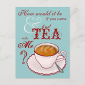 Thee met Briefkaart (Voorkant)