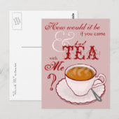 Thee met Briefkaart (Voorkant / Achterkant)