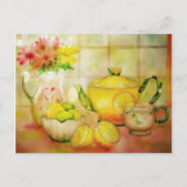 Thee met citroen briefkaart (Voorkant)