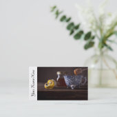 Thee met citroen en honing visitekaartje (Staand voorkant)