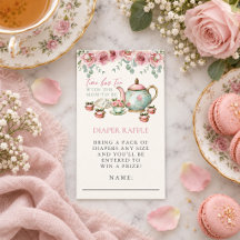 Thee met de aanstaande moeder Baby Shower Luier Ra
