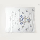 Thee met de moeder Baby shower Foto Achtergrond Te Wandkleed (Voorkant (horizontaal))