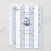 Thee met de moeder om Baby shower te zijn Kaart (Voorkant)