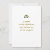 Thee met de moeder om baby shower te zijn kaart (Achterkant)