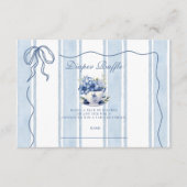 Thee met de moeder om luierrapper te zijn informatiekaartje (Voorkant)