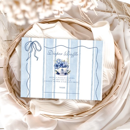 Thee met de moeder om luierrapper te zijn informatiekaartje