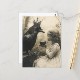 Thee met de Royal Raven Briefkaart