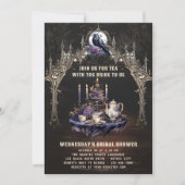 Thee met het bruid gotische Vrijgezellenfeest Kaart (Voorkant)