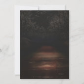 Thee met het bruid gotische Vrijgezellenfeest Kaart (Achterkant)