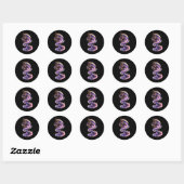 Thee met het Universum Ronde Sticker (Vel)