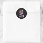 Thee met het Universum Ronde Sticker (Tas)