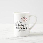 THEE MET JEZUS Christelijke rustige tijd Porselein Kop (Rechts)