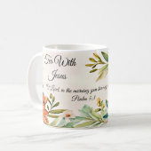 Thee met Jezus (of personaliseer) Koffiemok (Voorkant links)