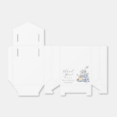 Thee met mama om baby shower te zijn bedankdoosjes (Uitgevouwen)