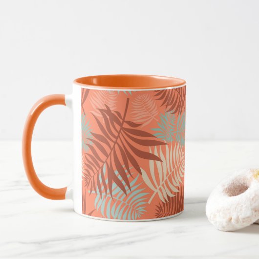Thee met melkOranje Tangerine Mok (Met donut)