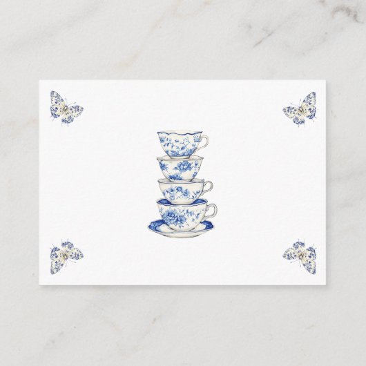 Thee met moeder om luier Raffle Kaart te zijn (Achterkant)